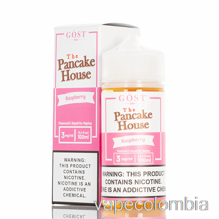 Kit Vape Completo Frambuesa - The Pancake House - Gost Vapor - 100ml 0mg